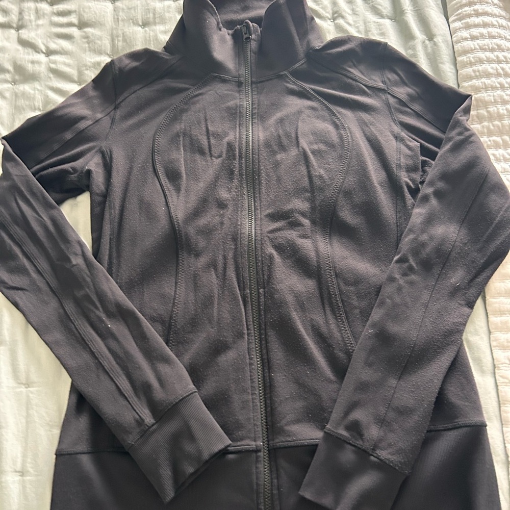 lululemon athletica Black Full-Zip Athletic Jacket